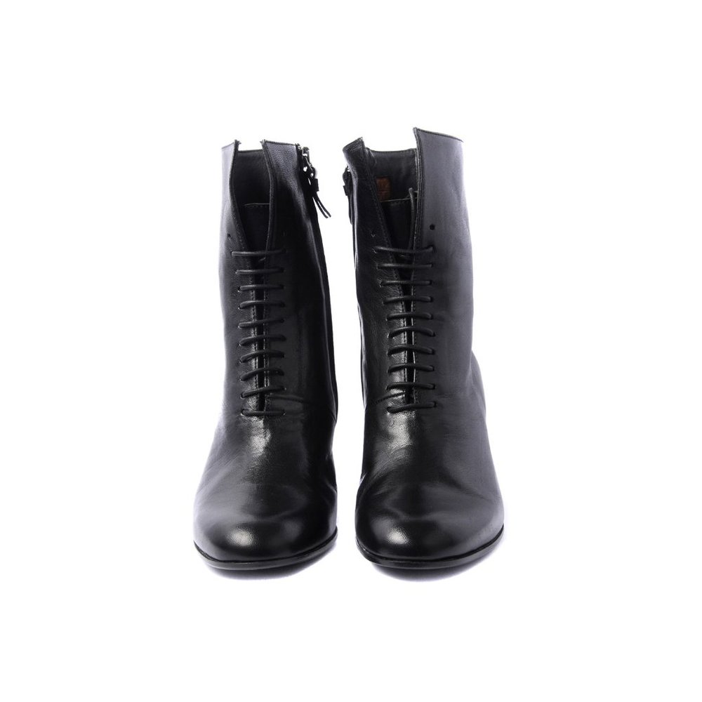 Pantanetti Beautiful Mid Calf Boot with front Lace - Picture 4 of 7